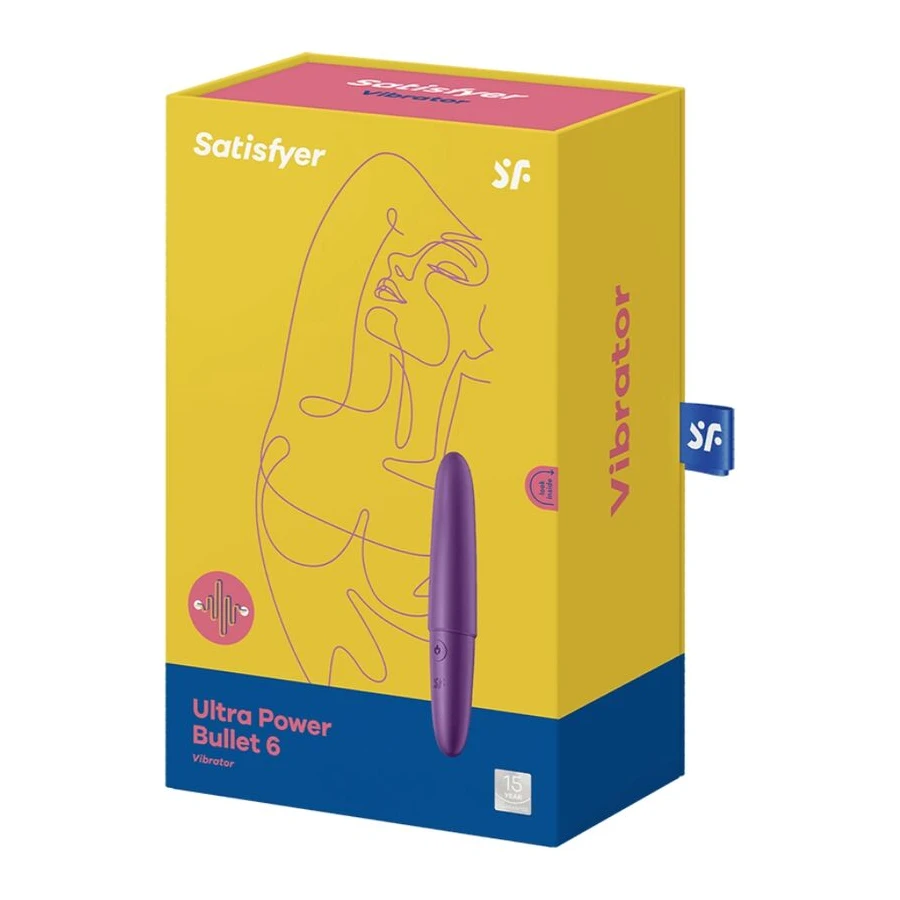 SATISFYER - ULTRA POWER BULLET 6 PURPLE